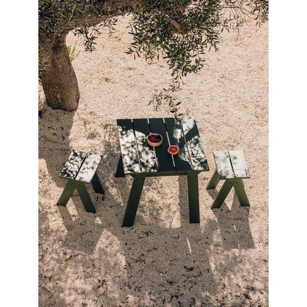 Zielone drewniane krzesło ogrodowe Navo – noo.ma-image-3