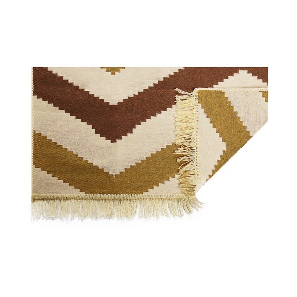 Brązowy dywan ZigZag Brown, 80x150 cm-image-2