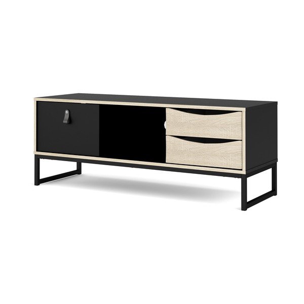 Czarna szafka pod TV Tvilum Stubbe-image-3