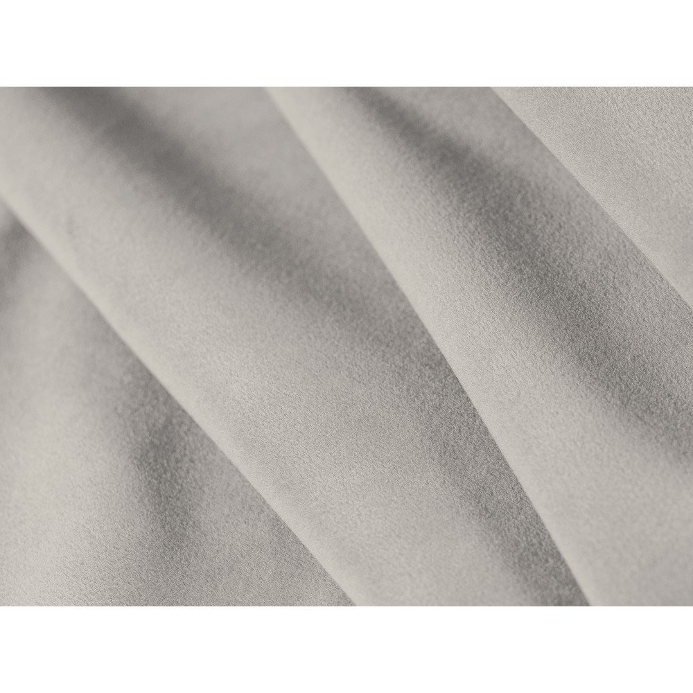 Jasnoszare tapicerowane łóżko dwuosobowe 160x200 cm Linea – Micadoni (zdjęcie 5)