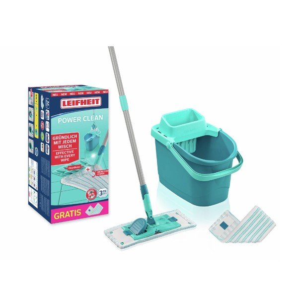 Mop z wiadrem PowerClean M – LEIFHEIT