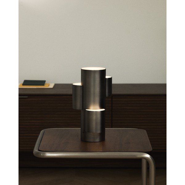 Czarna metalowa lampa stołowa LED ze ściemniaczem (wysokość 26,5 cm) Adrina – Kave Home-image-3