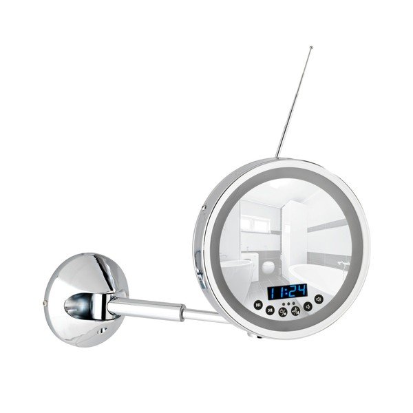 Kosmetyczne lusterko ścienne z oświetleniem LED i radiem Wenko Imperial-image-1