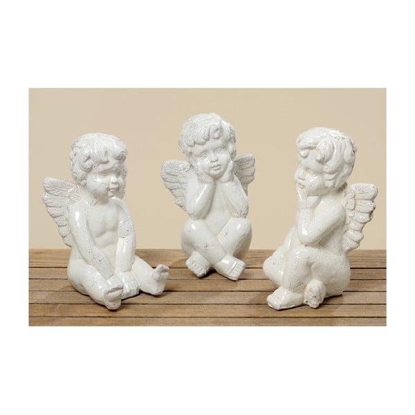 Zestaw 3 figurek dekoracyjnych Boltze Chalet Angels