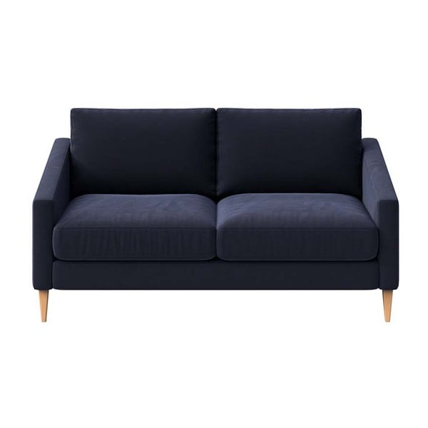 Ciemnoniebieska aksamitna sofa 170 cm Karoto – Ame Yens