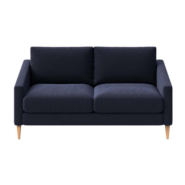 Ciemnoniebieska aksamitna sofa 170 cm Karoto – Ame Yens