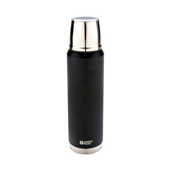 Czarny termos ze stali nierdzewnej Swiss Peak, 1 l-image-3