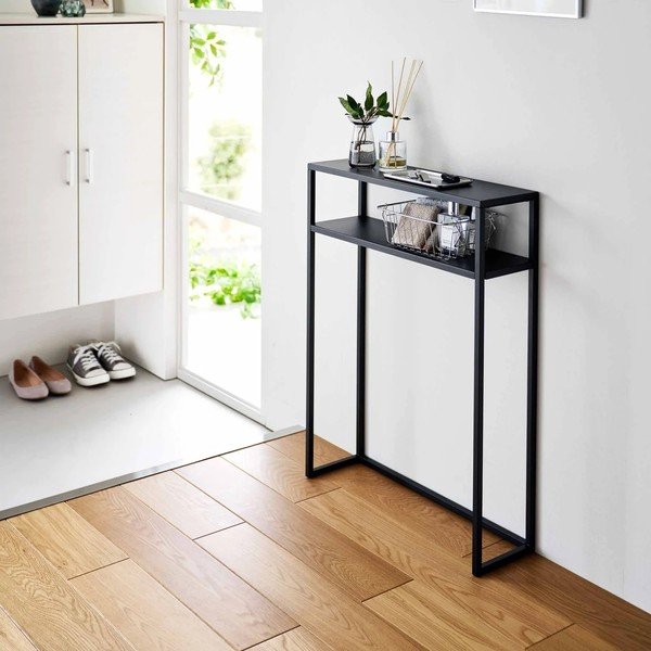 Czarna metalowa konsola 18x60 cm Tower – YAMAZAKI-image-2