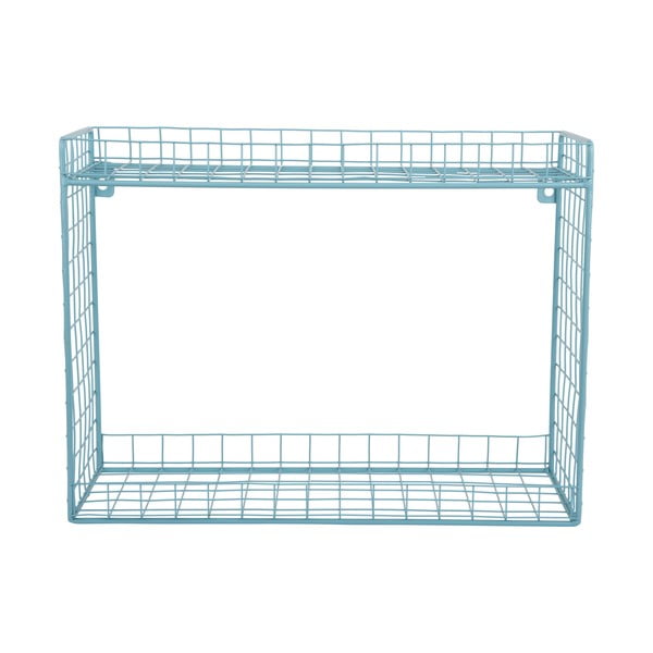 Turkusowa wielopoziomowa stalowa półka 40 cm Reja – PT LIVING