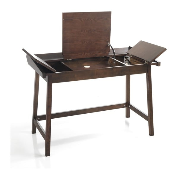 Drewniane biurko pod komputer Tomasucci Henny