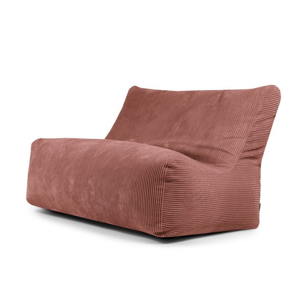 Ceglasty sztruksowy worek do siedzenia Sofa Seat Lounge – SLOWDOWN