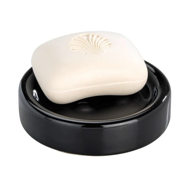 Czarna mydelniczka Wenko Polaris-image-1