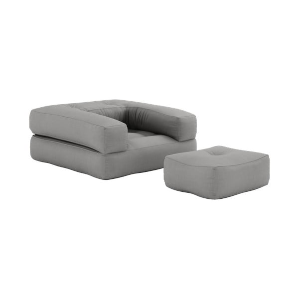 Fotel rozkładany Cube Grey