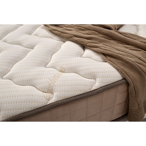 Twardy/średnio twardy piankowy materac dwustronny 80x200 cm CASHMERE GRAND CLASS – Moonia-image-3