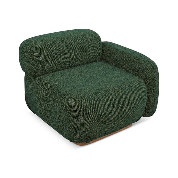 Ciemnozielony moduł sofy (prawostronny) Ailani – Makamii-image-3