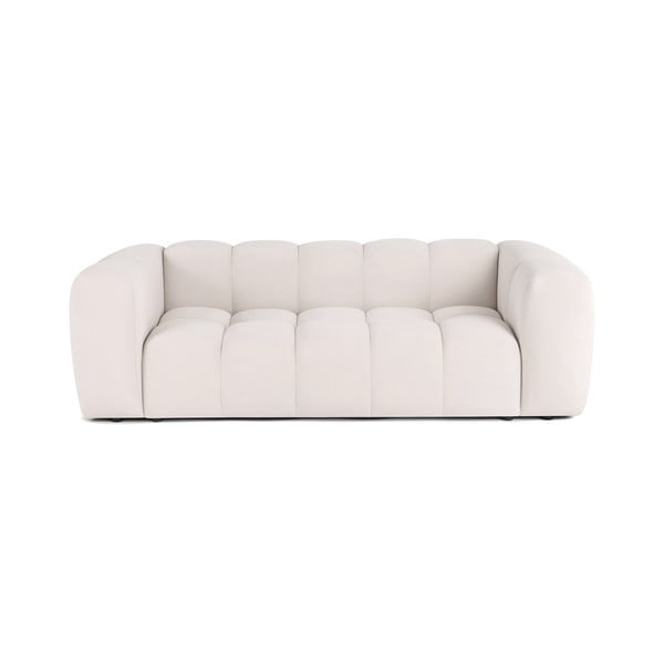 Kremowa aksamitna sofa 225 cm Cube – Bonami Selection