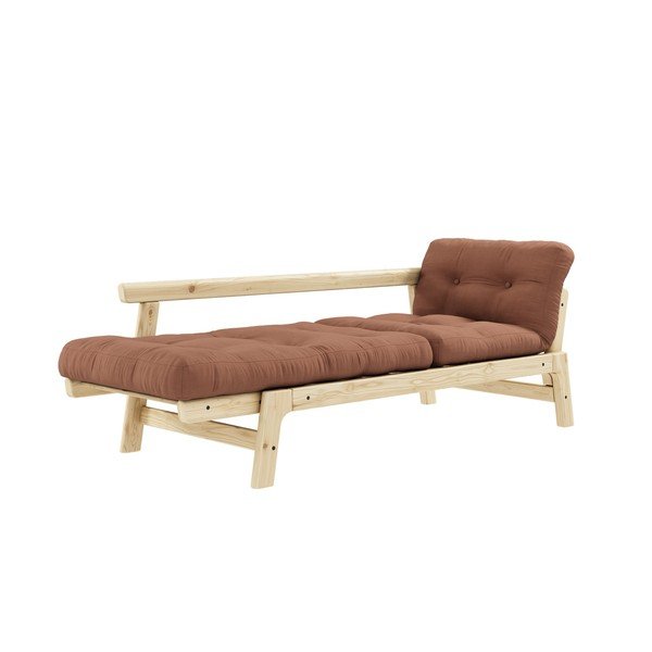 Sofa wielofunkcyjna Karup Design Step Natural Clear/Clay Brown-image-4