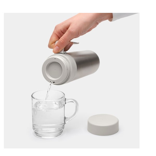 Jasnoszary kubek termiczny 500 ml Make & Take – Brabantia-image-4