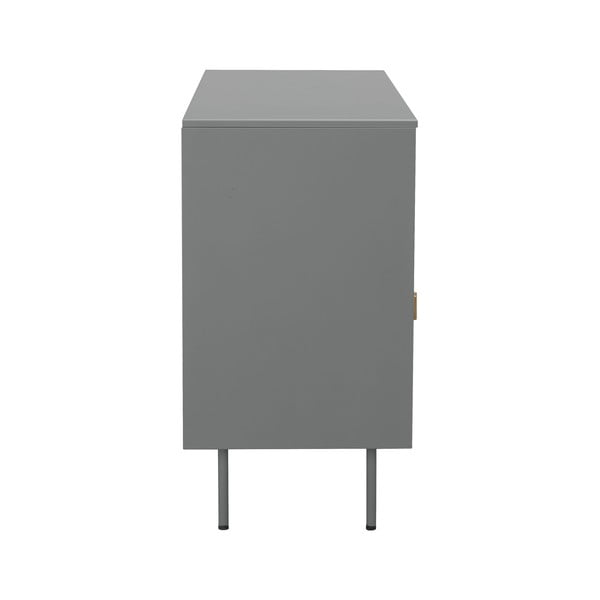 Szara metalowa witryna 104x80 cm Rosalie – Støraa-image-4