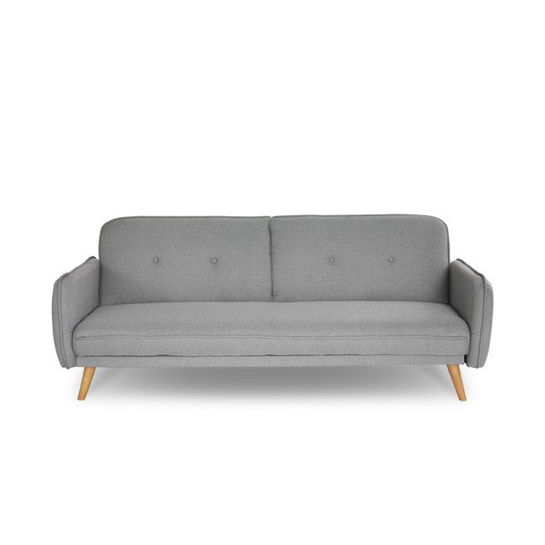 Ciemnoszara sofa rozkładana Bonami Essentials Noemi