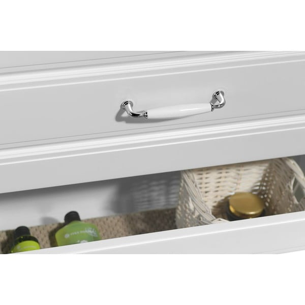 Biała wisząca szafka bez umywalki 57x72,5 cm Favolo – Sapho-image-1