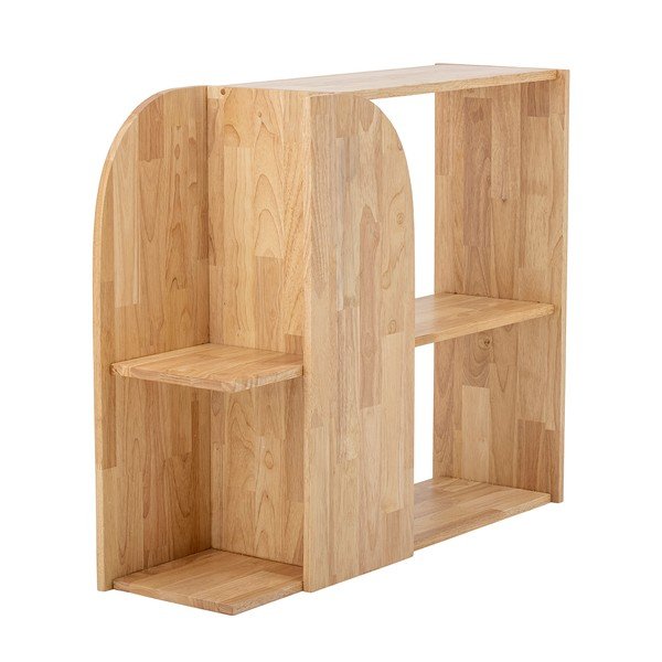 Naturalny regał z litego drewna kauczukowego 85x70 cm Alec – Bloomingville-image-3