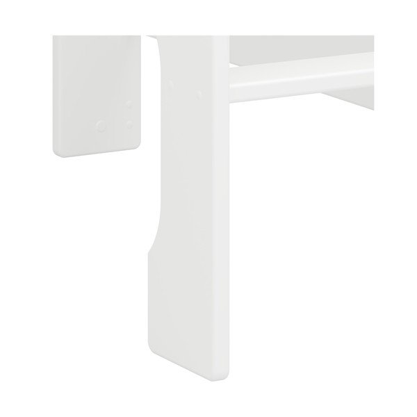 Białe podwyższone łóżko dziecięce 90x200 cm Steens for Kids – Tvilum-image-2