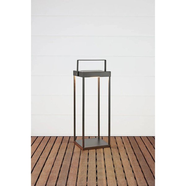 Czarny zewnętrzny lampion solarny LED na USB (wysokość 53 cm) Pure – Markslöjd-image-4