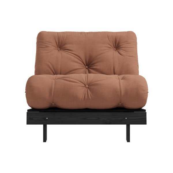 Fotel wielofunkcyjny Karup Design Roots Black/Clay Brown-image-3