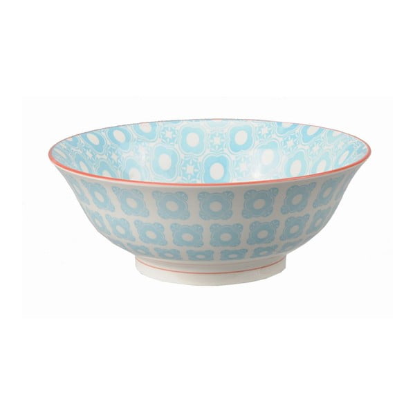 Porcelanowa miska Soba Orient Blue, 21x7,8 cm