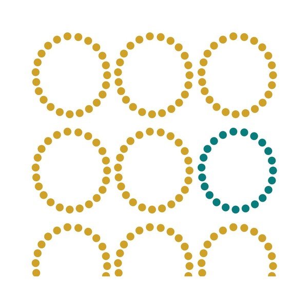 Poszwa na kołdrę Circles, 140x200 cm-image-3