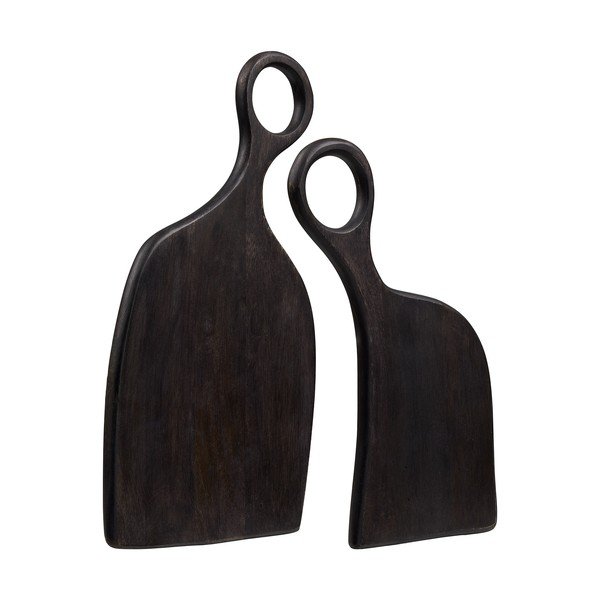 Drewniane deski zestaw do serwowania 2 szt. 41 x 21 cm Palani – House Nordic-image-3
