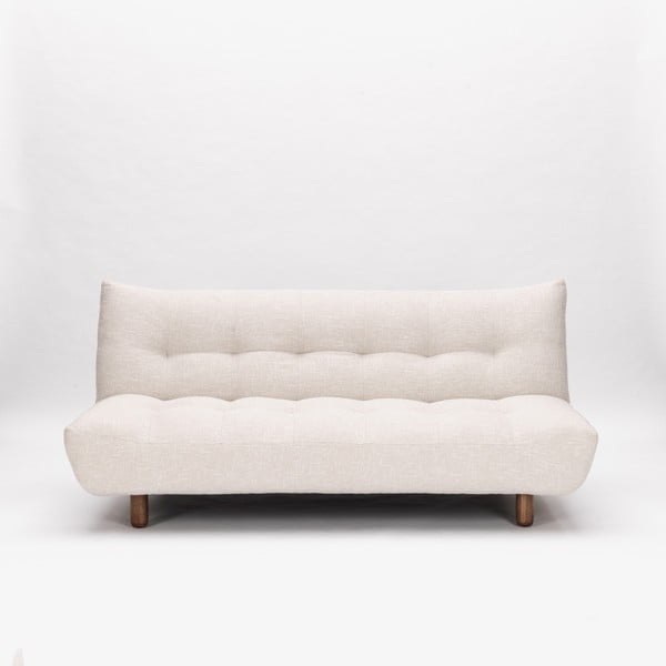 Beżowa sofa rozkładana Design Twist Tampico