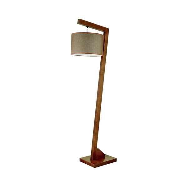 Lampa stojąca z drewna grabu Rüya