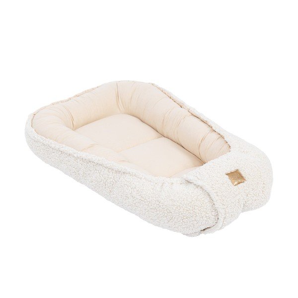 Beżowy kokon dla niemowląt 55x83 cm – Meowbaby