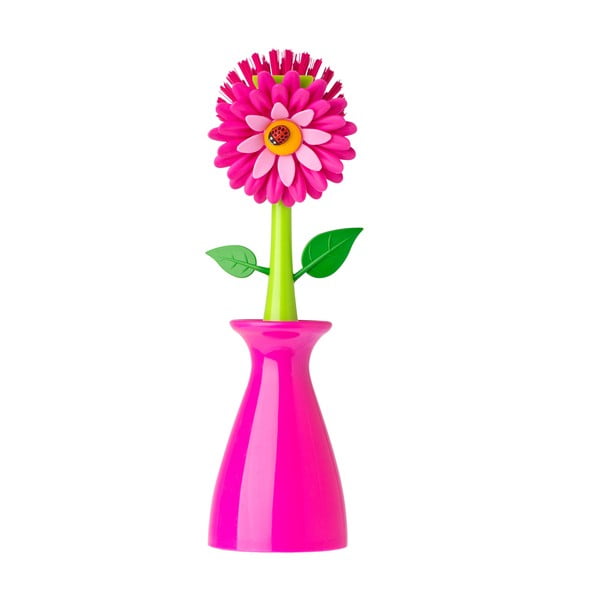 Szczotka do mycia naczyń Vigar Pink Flower