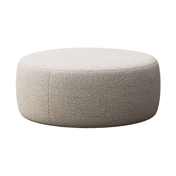 Beżowy podnóżek z materiału bouclé Monce – Rodier