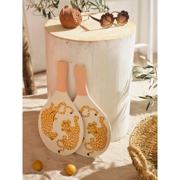 Zestaw 2 rakiet i piłeczki do tenisa plażowego Sunnylife Call of the Wild-image-1