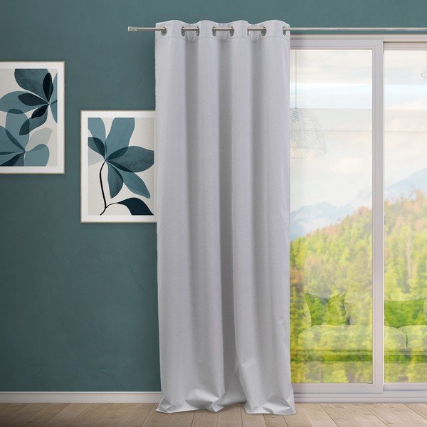 Jasnoszara zasłona 135x260 cm Quality – Casa Selección-image-1