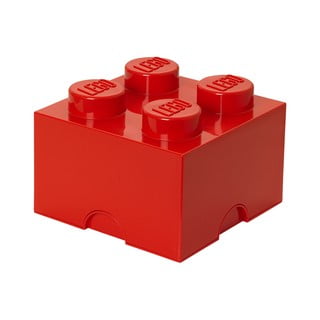 Czerwony kwadratowy pojemnik LEGO®