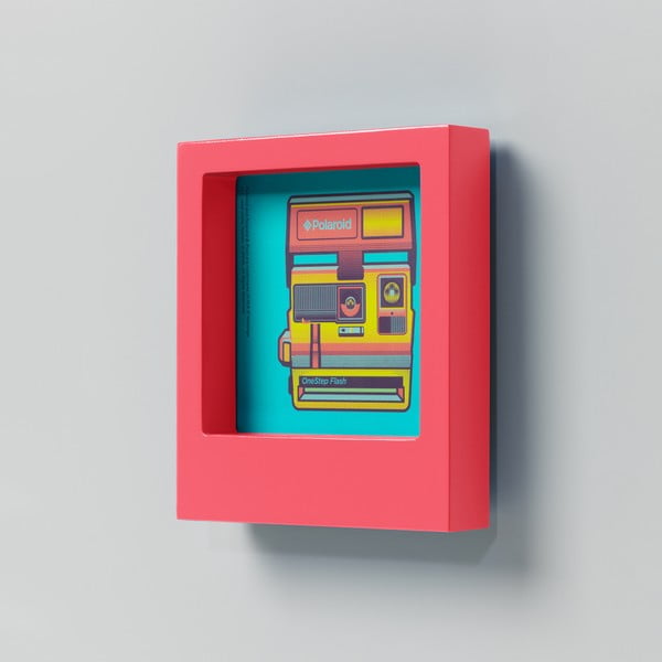 Różowa ramka na zdjęcia Polaroid-image-1