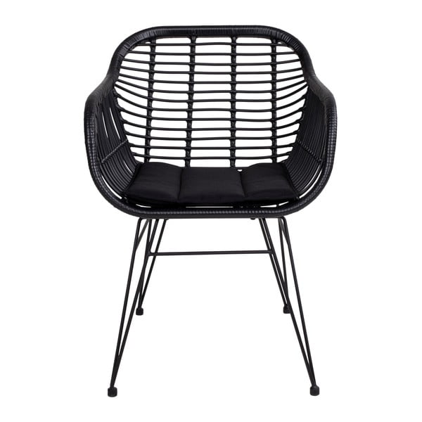 Zestaw 2 foteli ogrodowych ze sztucznego rattanu z poduszką House Nordic Trieste