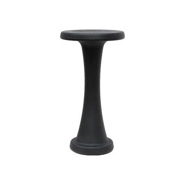 Czarny stołek OneLeg, 54cm