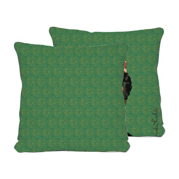Zielona poduszka Madre Selva Frida, 45x45 cm-image-3
