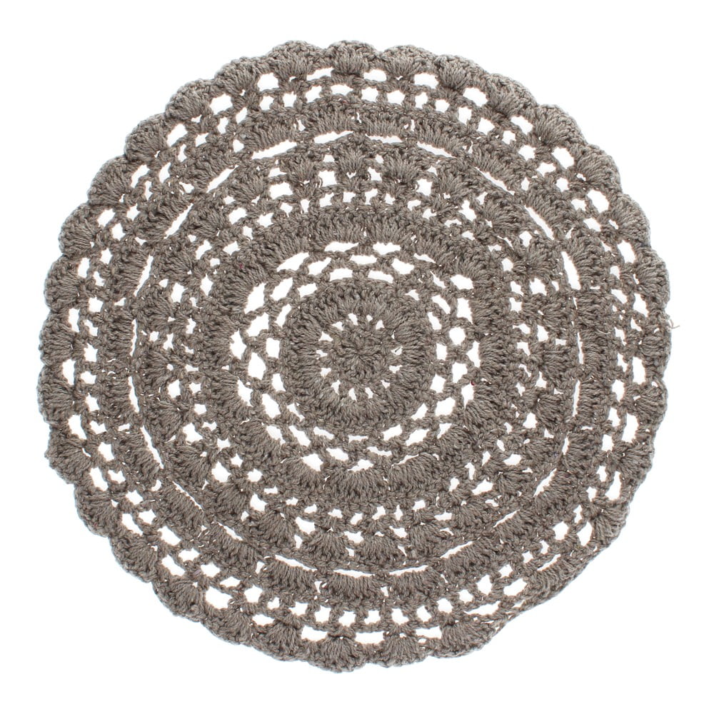 Mata stołowa z mieszanki bawełny ø 35 cm Crochet – Rex London