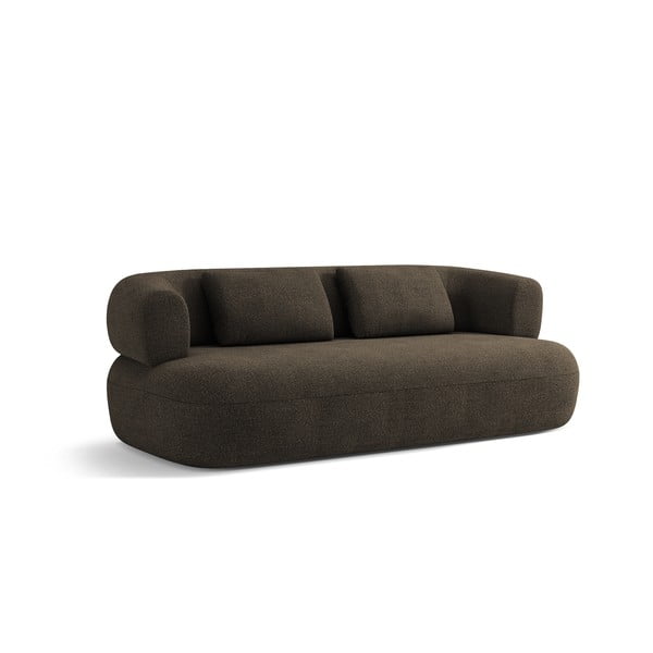 Brązowa sofa z materiału bouclé 178 cm Jenny – Micadoni Home-image-2