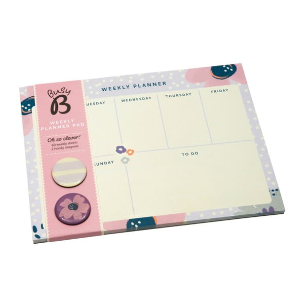 Planer tygodniowy Busy B Planner Pretty/Floral, 60 kart-image-1