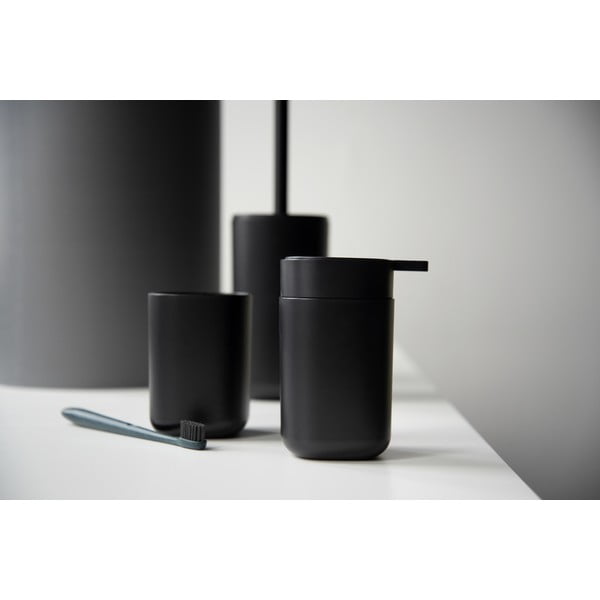 Czarny dozownik do mydła Wenko Davos-image-2