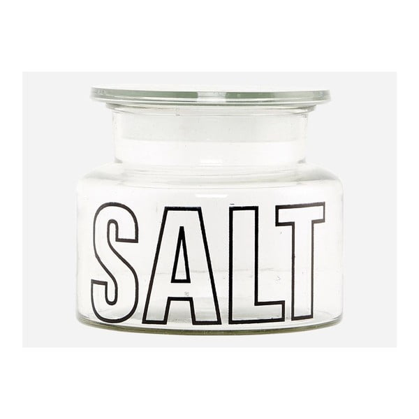Szklany pojemnik Salt