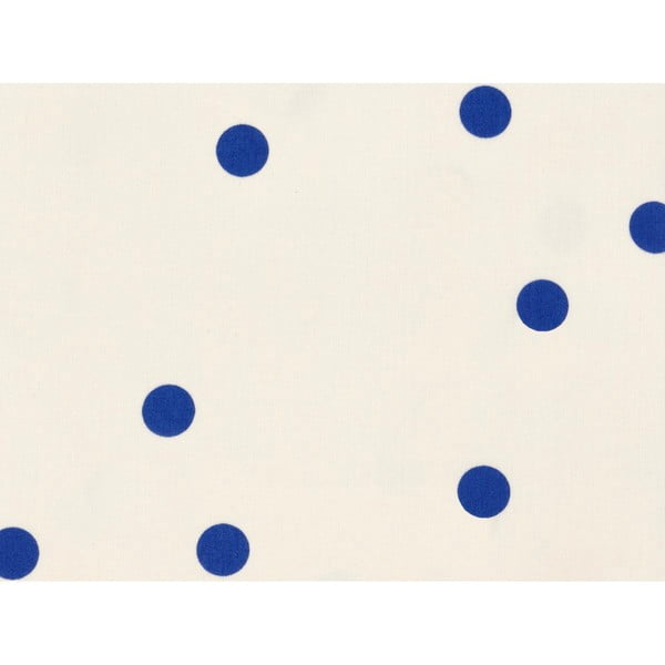 Niebiesko-kremowa pościel jednoosobowa z satyny bawełnianej 140x200 cm Solaris – Södahl-image-2